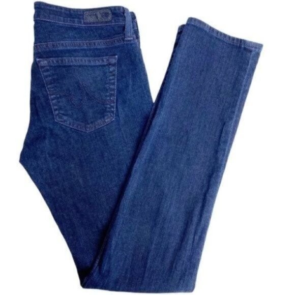 Ag The Stevie slim straight blue jeans 28 R - Picture 7 of 14
